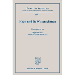 Hegel und die Wissenschaften, Fachbücher von Thomas Sören Hoffmann, Miguel Giusti