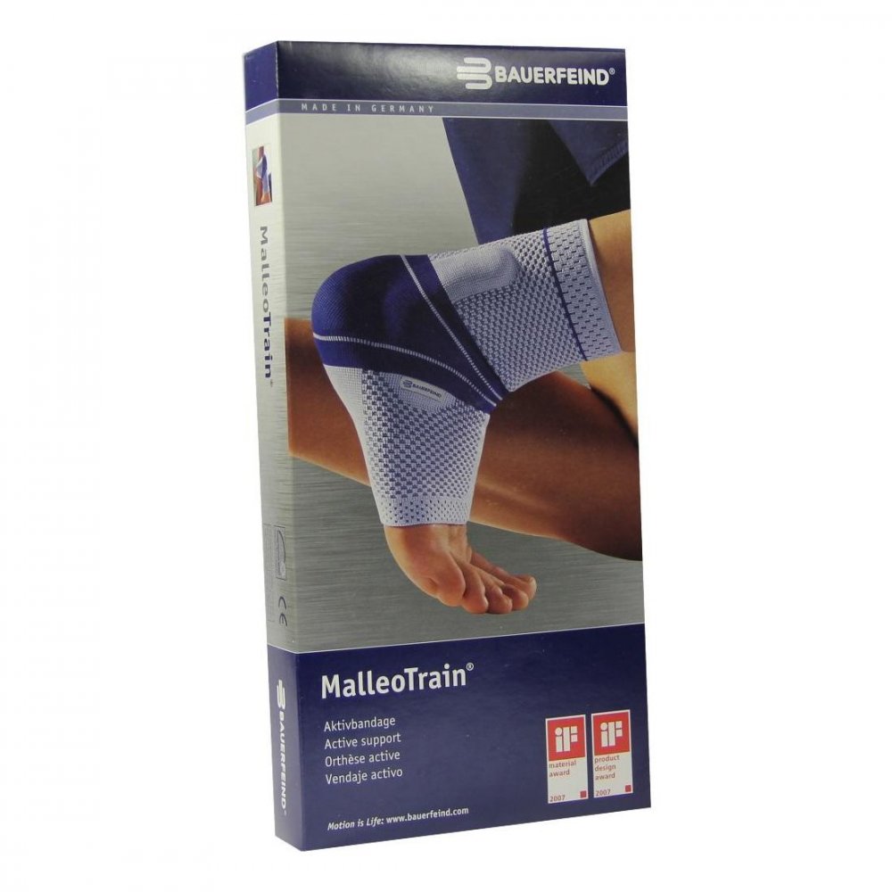 Bauerfeind AG / Orthopädie Malleotrain Größe 5 rechts titan Srunggelenkbandage 01284123