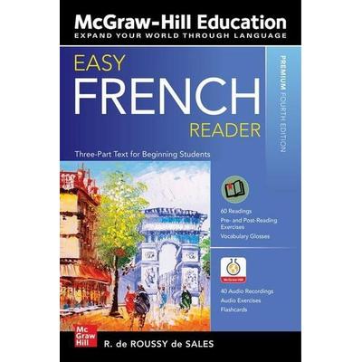 Easy French Reader, Premium Fourth Edition, Taschenbuch von R. de Roussy de Sales, Mcgraw Hill Higher Education, 978-1-260-46362-0