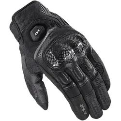 LS2, Motorradhandschuhe, Handschuh Atom Herren Schwarz Gr. XL (Herren, XL)