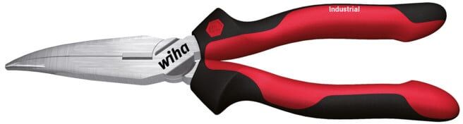 Wiha Pince demi-ronde Industrial avec taillant, forme courbe, env. 40° (32328) 200 mm (32328)