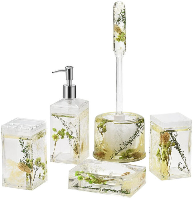 17 Stories Bathroom Accessory Set 1 20cm H X 13cm W X 13cm D
