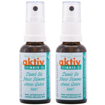 Aktiv STIMMEN-Öl Sprühflasche 2x 2x30 ml