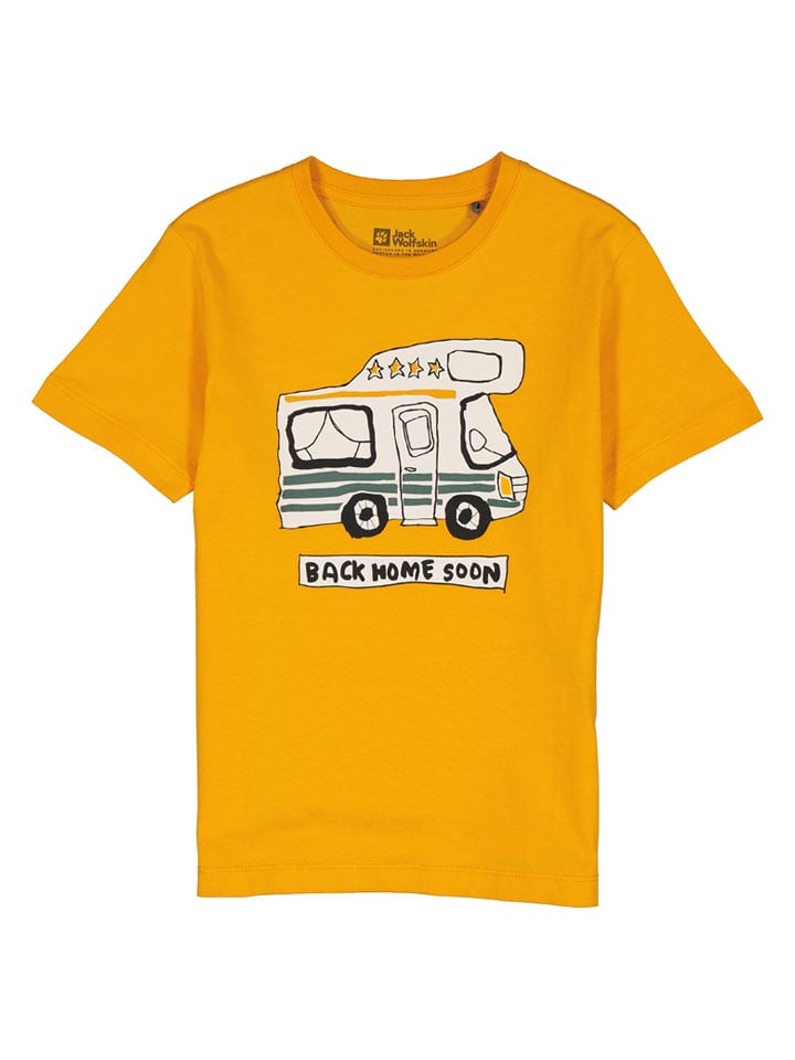 Jack Wolfskin Shirt in Gelb - 116