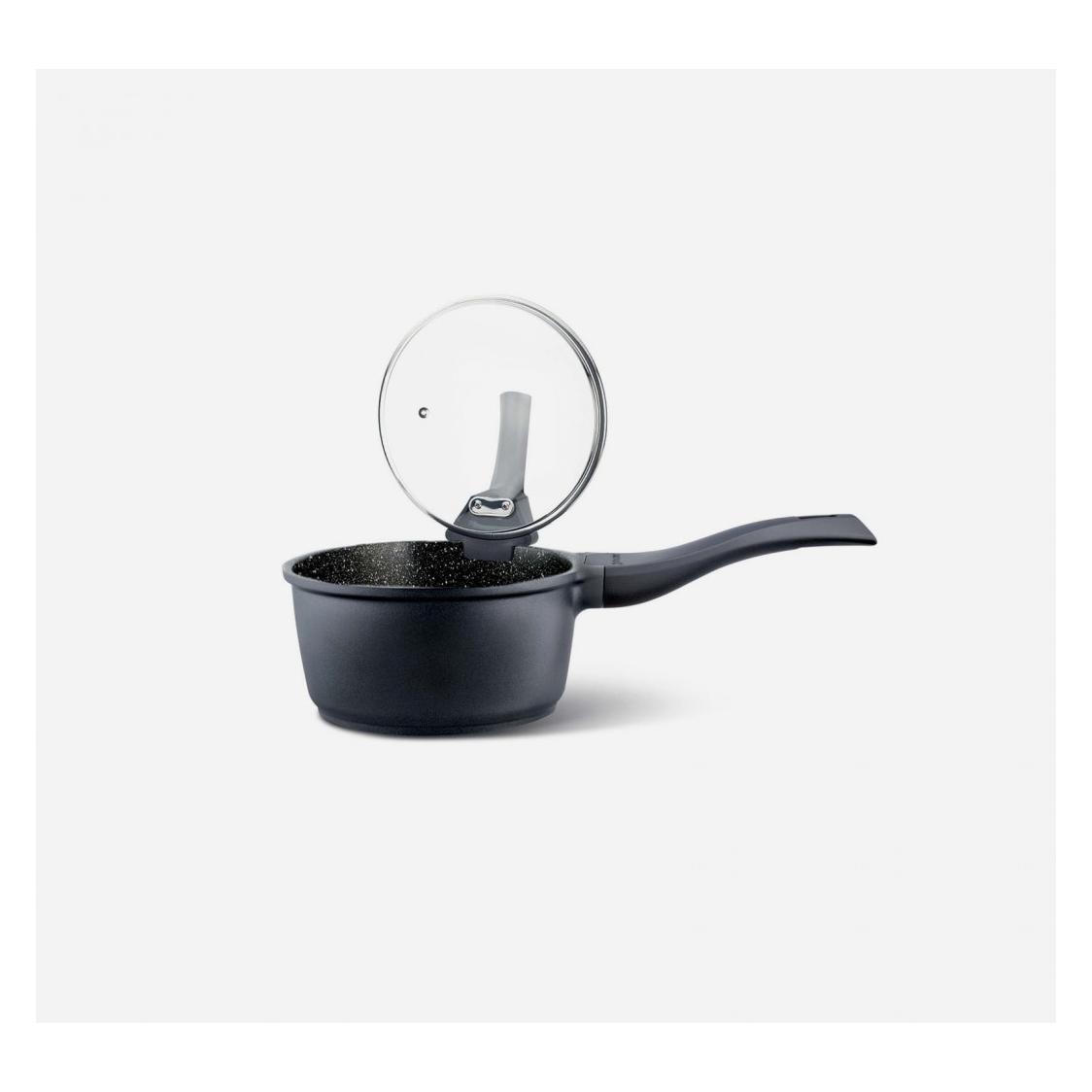 Pensofal Saxum Saucepan 16cm (W/Glass) 5806 (Kochtopf, Aluminiumguss, 16 x 11 cm) (PEN 5806)