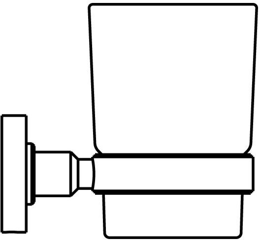 Ideal Standard IOM A9120AA verchromt, Glas satiniert