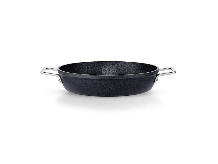 Fissler Servierpfanne Adamant, Schwarz, Metall, 2,6 L, Made in Germany, backofengeeignet, kratzfest, antihaftbeschichtet, Kochen, Pfannen, Servierpfannen