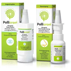 Pollicrom-Set Augentropfen + Nasenspray 1 Set
