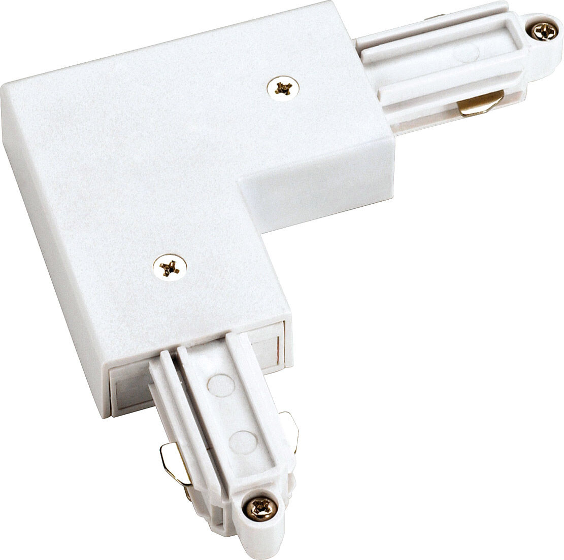 Slv Eckverbinder, Erde Außen, Weiß - 1 Phasen Stromschienen 230v