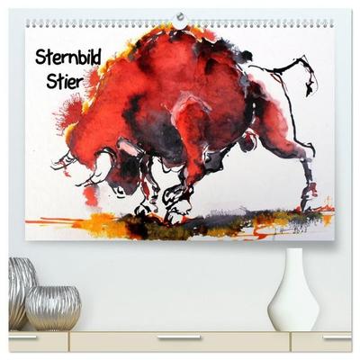 Sternbild Stier (hochwertiger Premium Wandkalender 2027 DIN A2 quer), Kunstdruck in Hochglanz