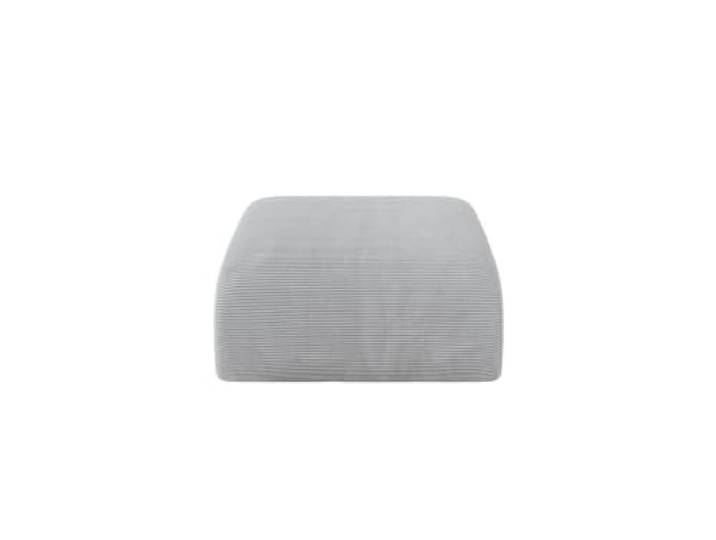 ALTDECOR Pouf Wohnzimmer Sitzhocker MIRA-PUF 91x89x40 Grau Sitzsack Cord Sitzpuff Pouf Hocker mit Füllung