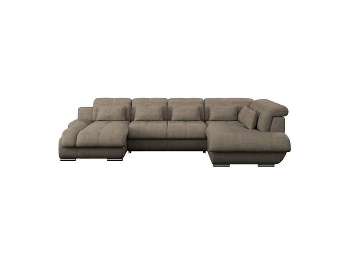 Wohnlandschaft Multi mit Schlaffunktion Dunkelbraun