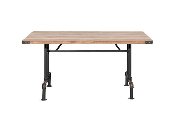 Tisch Nael MDF natur Massivholz B 93 T 161 cm