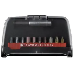 PB Swiss Tools, Bits, Precision BitCase (Innensechskant, Kreuz Phillips PH)