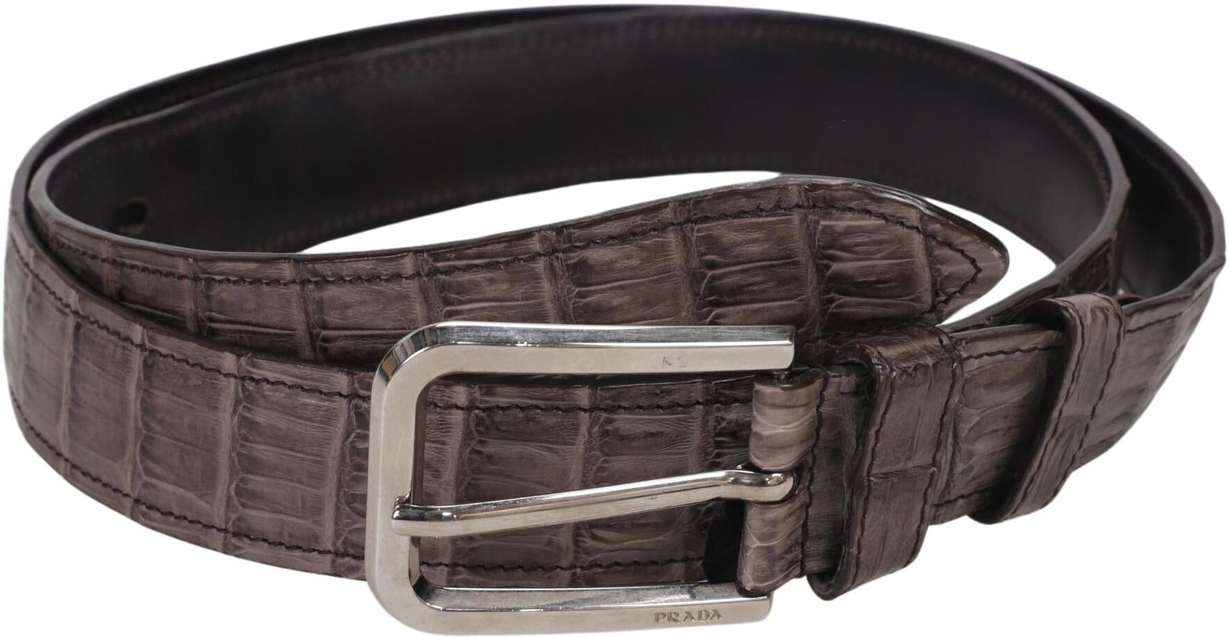 Prada Herren Gürtel, Mehrfarbig, Gr. 100, kein / Etikett - Second Hand