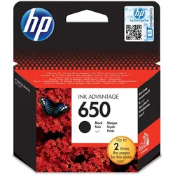 HP 650 (CZ101AE#302) - Tintenpatrone, black (schwarz)
