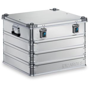 Zarges Alubox K470 Universalkiste 40839, 148 Liter, mit Deckel und Stapelecken, 650 x 610 x 470 mm