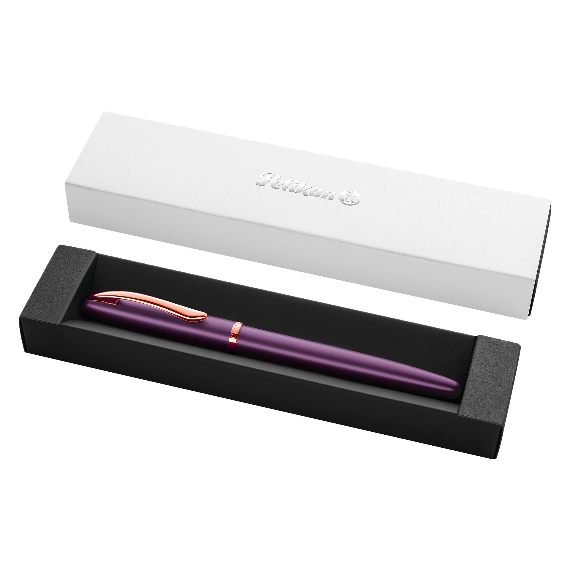 Pelikan Tintenroller Roller Jazz Noble Elegance R36, 1 ST im Geschenketui, Viola (1x) (826877)