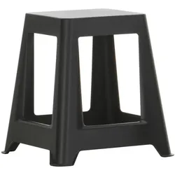 Vitra Hocker Chap tiefschwarz, Designer Konstantin Grcic, 43x45.5x43 cm