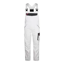 Latzhose "3290-880" Galaxy leicht - 106 - weiß/grau