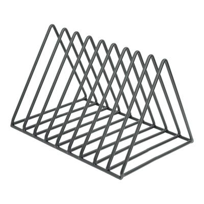 LOFT42 Zeitschriftenständer aus Papier, stehend – Metall – Mattschwarz – 26 x 18 x 19