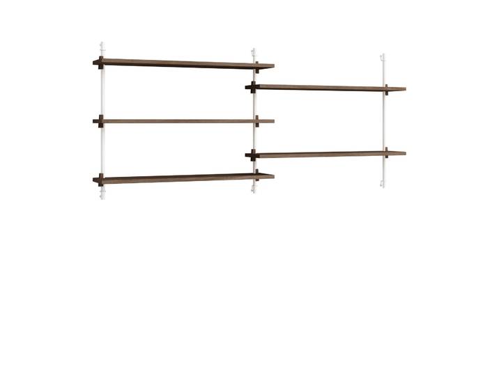 MOEBE Moebe wall shelving ws.65.2.B Räuchereiche-weiß
