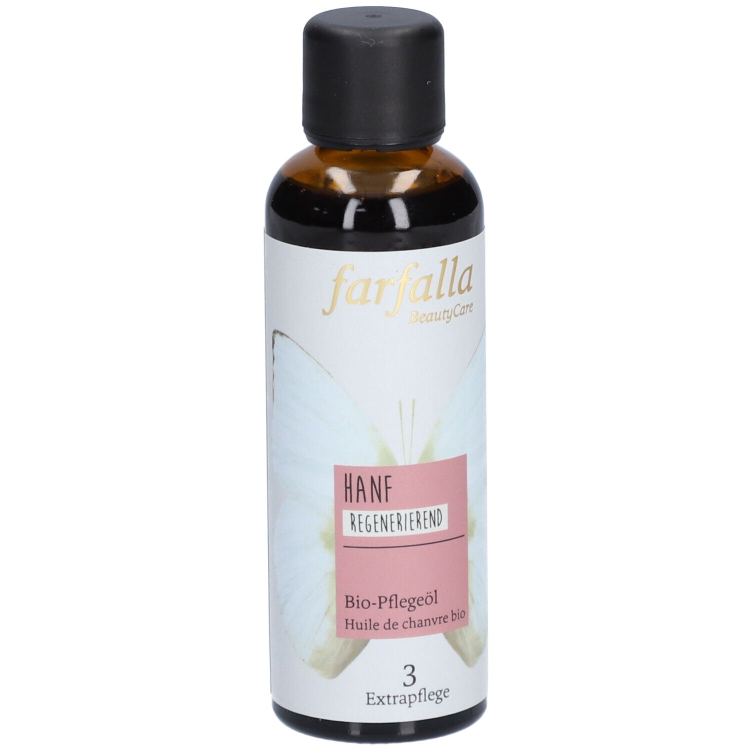 Farfalla Bio-Pflegeöl Hanf regenerierend 75 ml Ätherisches Öl