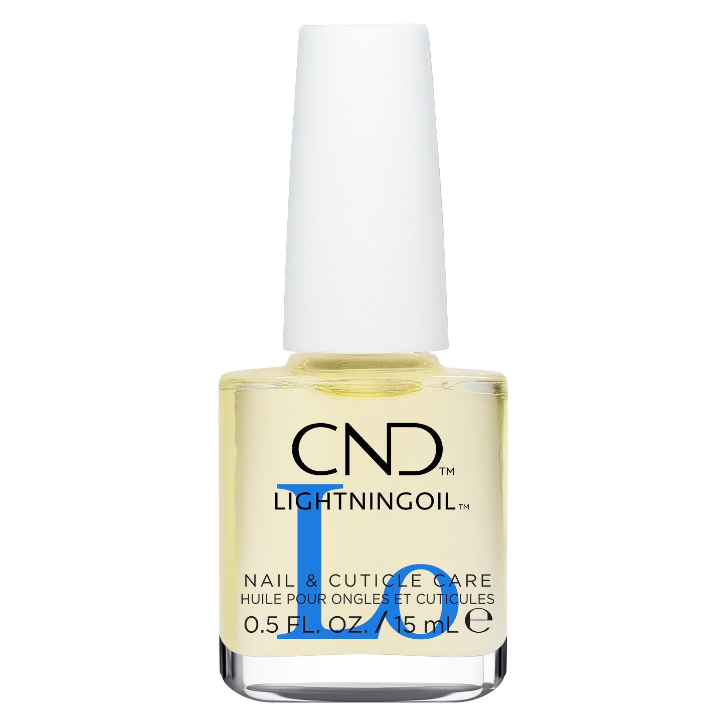 CND Lightning Oil - Lightning-Fast Absorption & Hydration for Nail & Cuticle Care (15 ml) (01777)