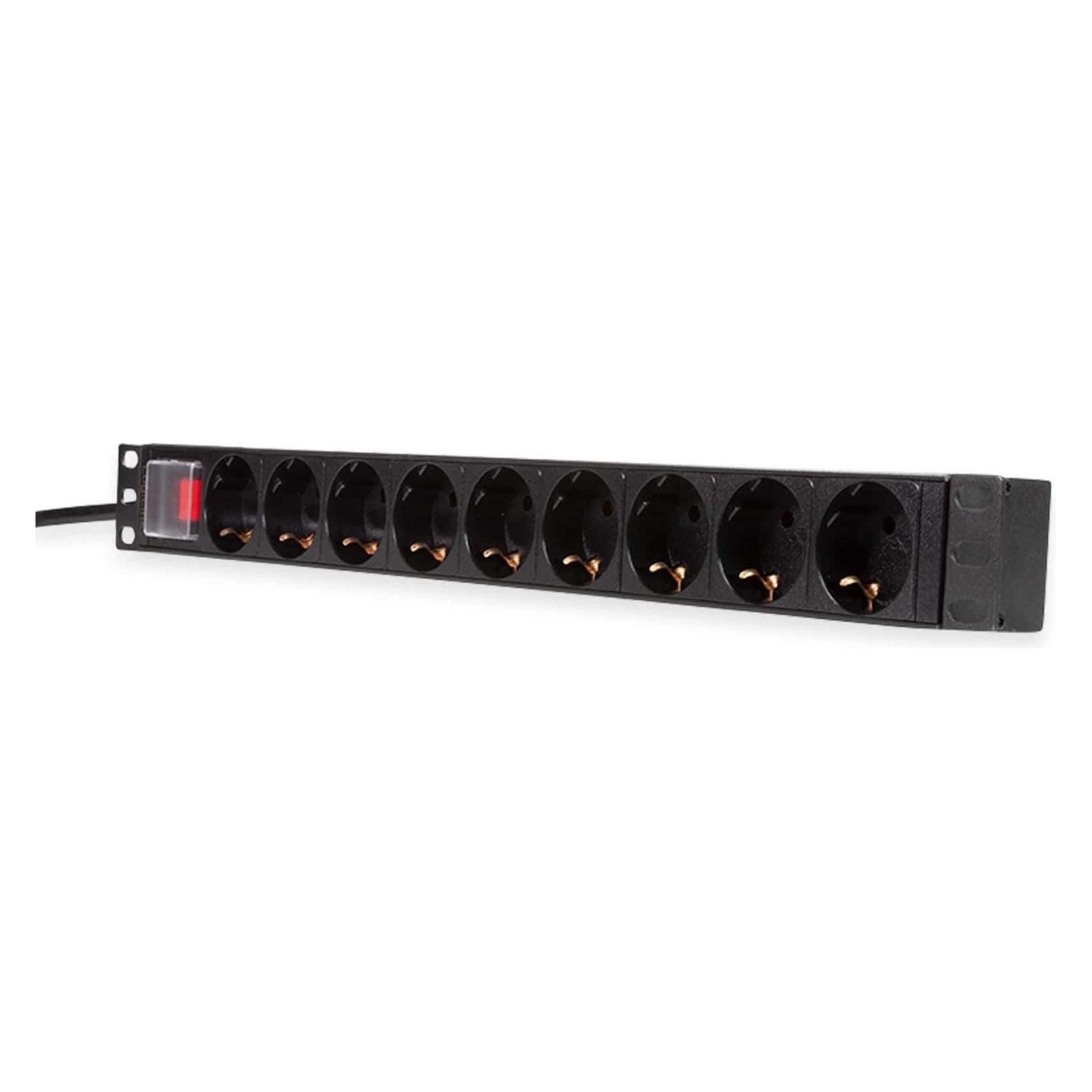 LogiLink Steckdosenleiste (9x, CEE 7/3, 2 m) (PDU9C02)