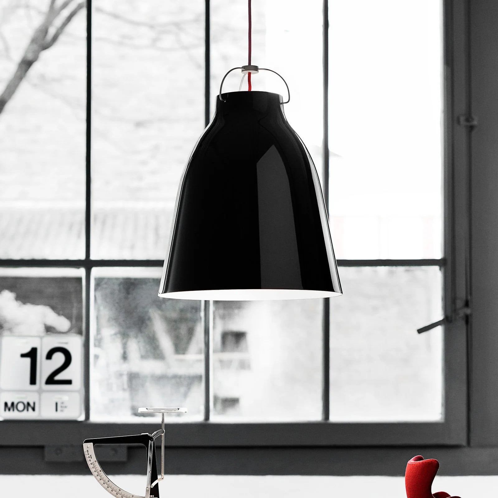 Fritz Hansen Caravaggio P3 hanglamp zwart