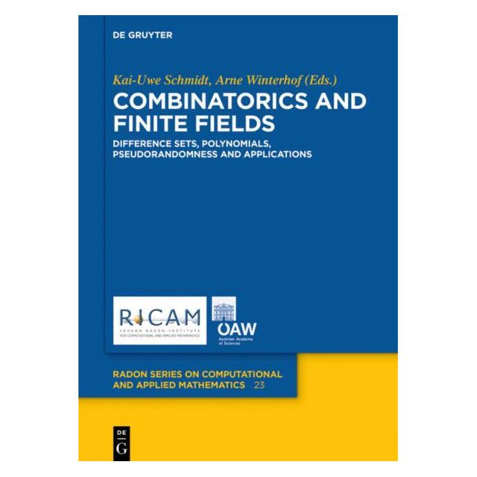De Gruyter Combinatorics and Finite Fields (Englisch, Hardcover, Arne Winterhof, Kai-Uwe Schmidt) (61509741)