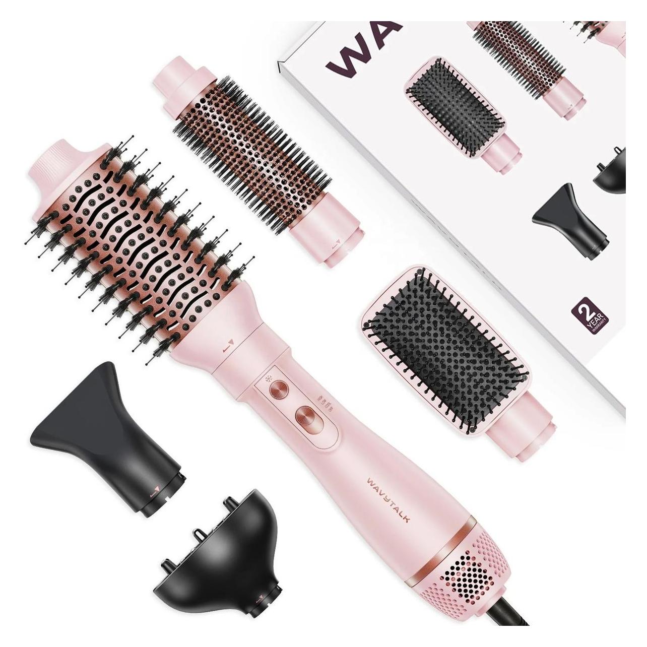 Wavytalk Hair styling comb - Air Sculpt 5in1 Pink (Wavytalk-3785)
