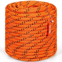 VEVOR Arborist Baumkletterseil, doppelt geflochten Polyester 1.9 cm x 67.1 m