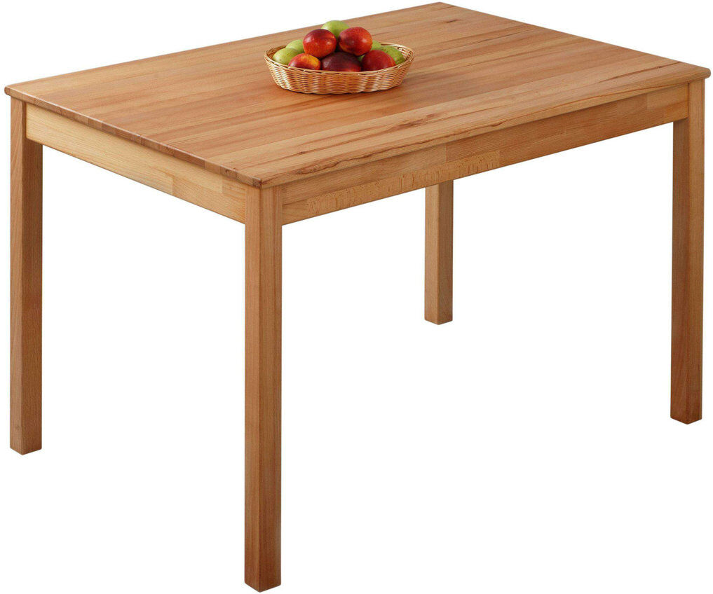 Fernleaf Juliana solid wood dining table Beech Heartwood H75 x L110 x W75cm