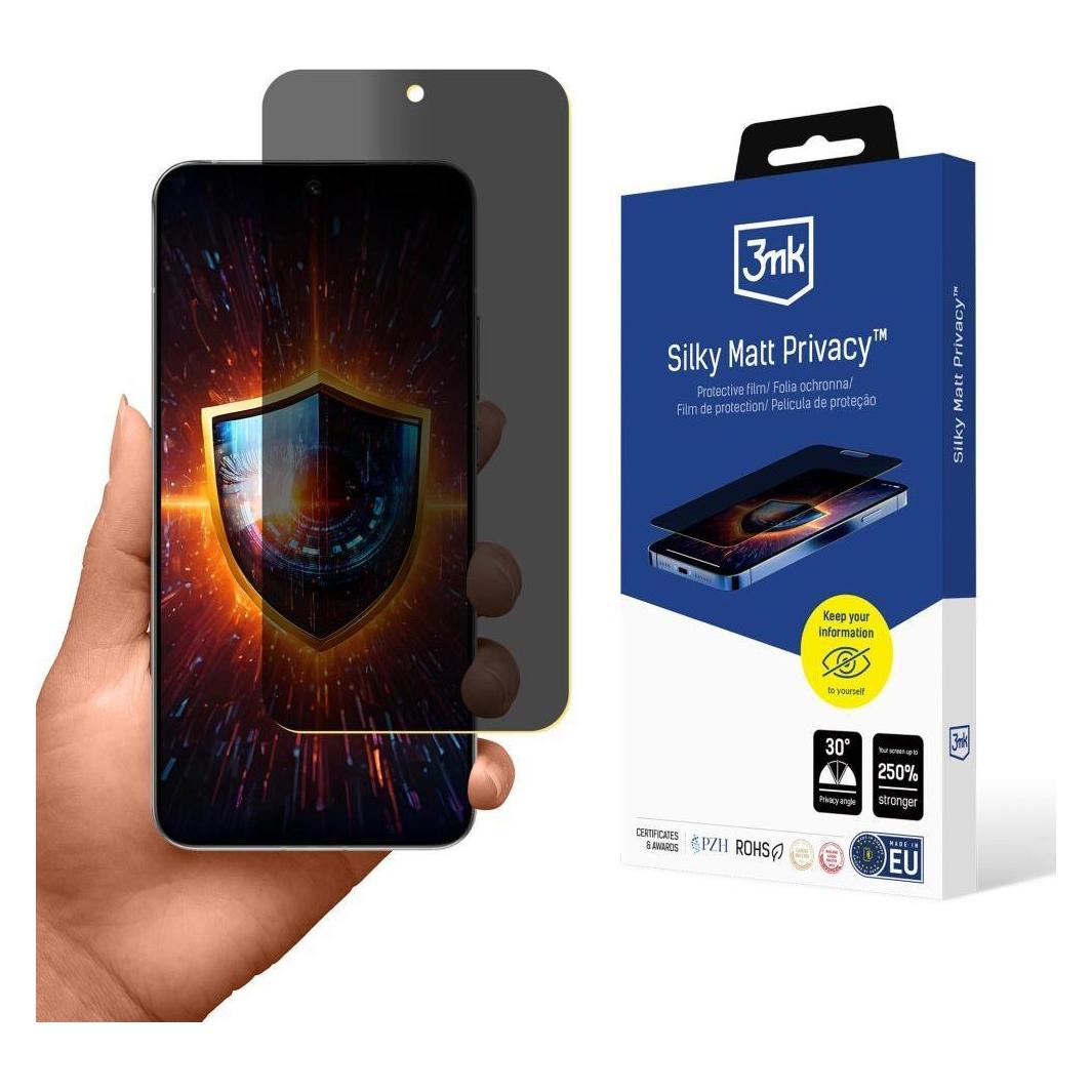 3MK Folia prywatyzująca Silky Matt Privacy do Oppo Reno 14 Pro (1 Stk., Oppo Reno 14 Pro) (5903108667630)