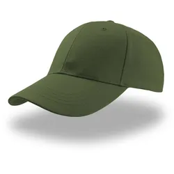 Atlantis Unisex 6-Panel Baseball Kappe 'Zoom' Klassische Cap ZOOM bottle green one size