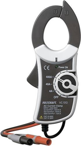 VOLTCRAFT VC-510 Stromzangenadapter Messbereich A/AC (Bereich): 0 - 400A