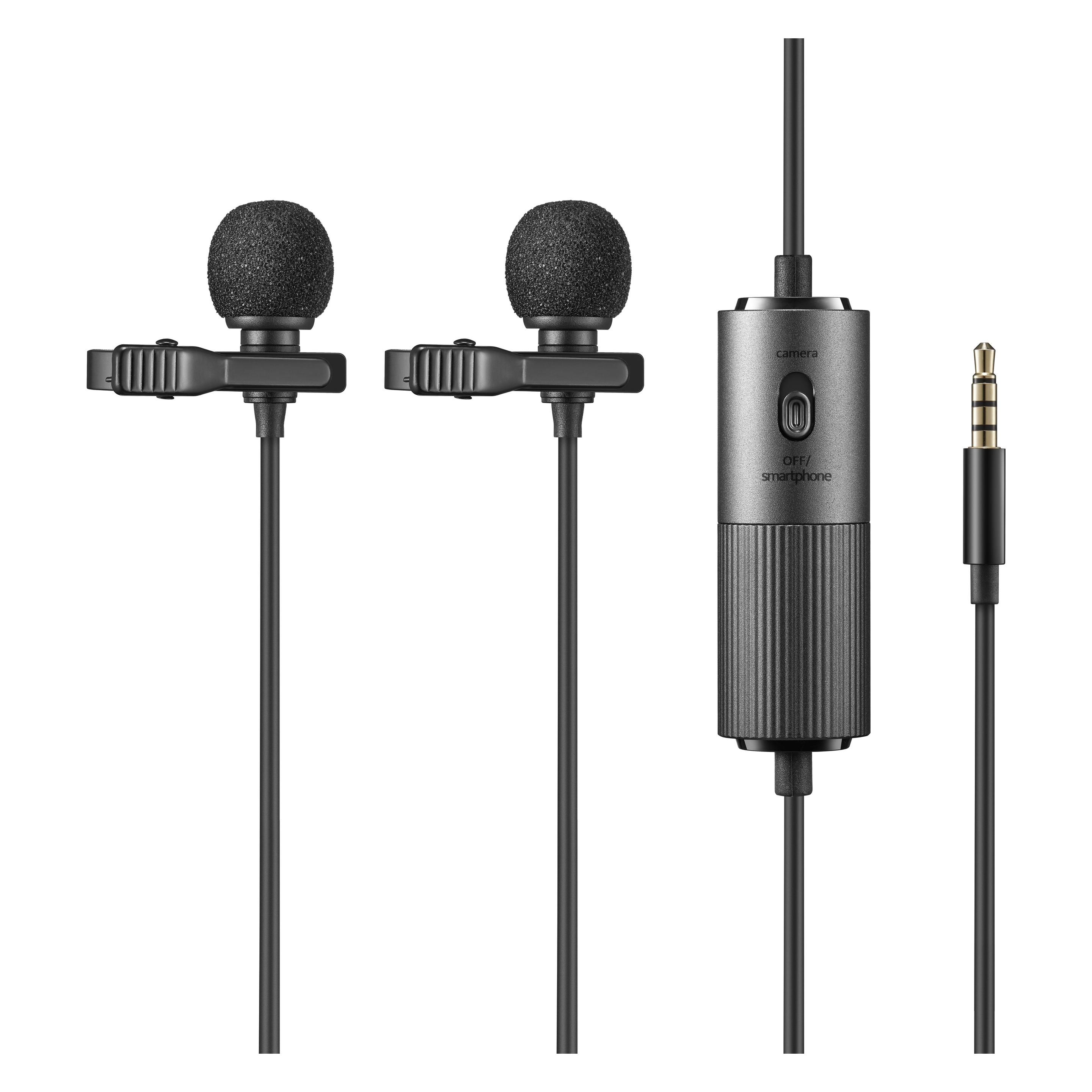 Godox LMD-40C Dual podwójny mikrofon krawatowy (4m) (LMD-40C)