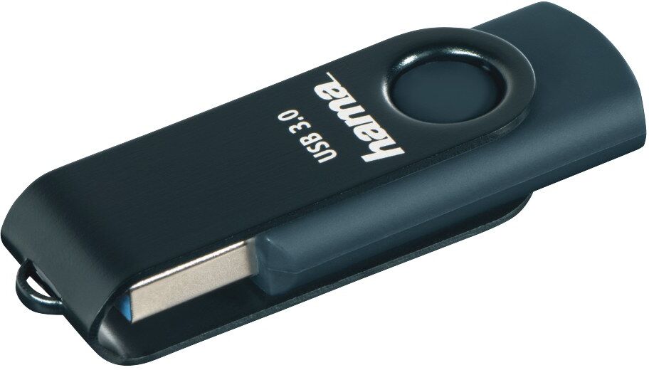 Hama Rotate USB 3.0 Flash Drive USB Type-A Petrol Blue - 256GB