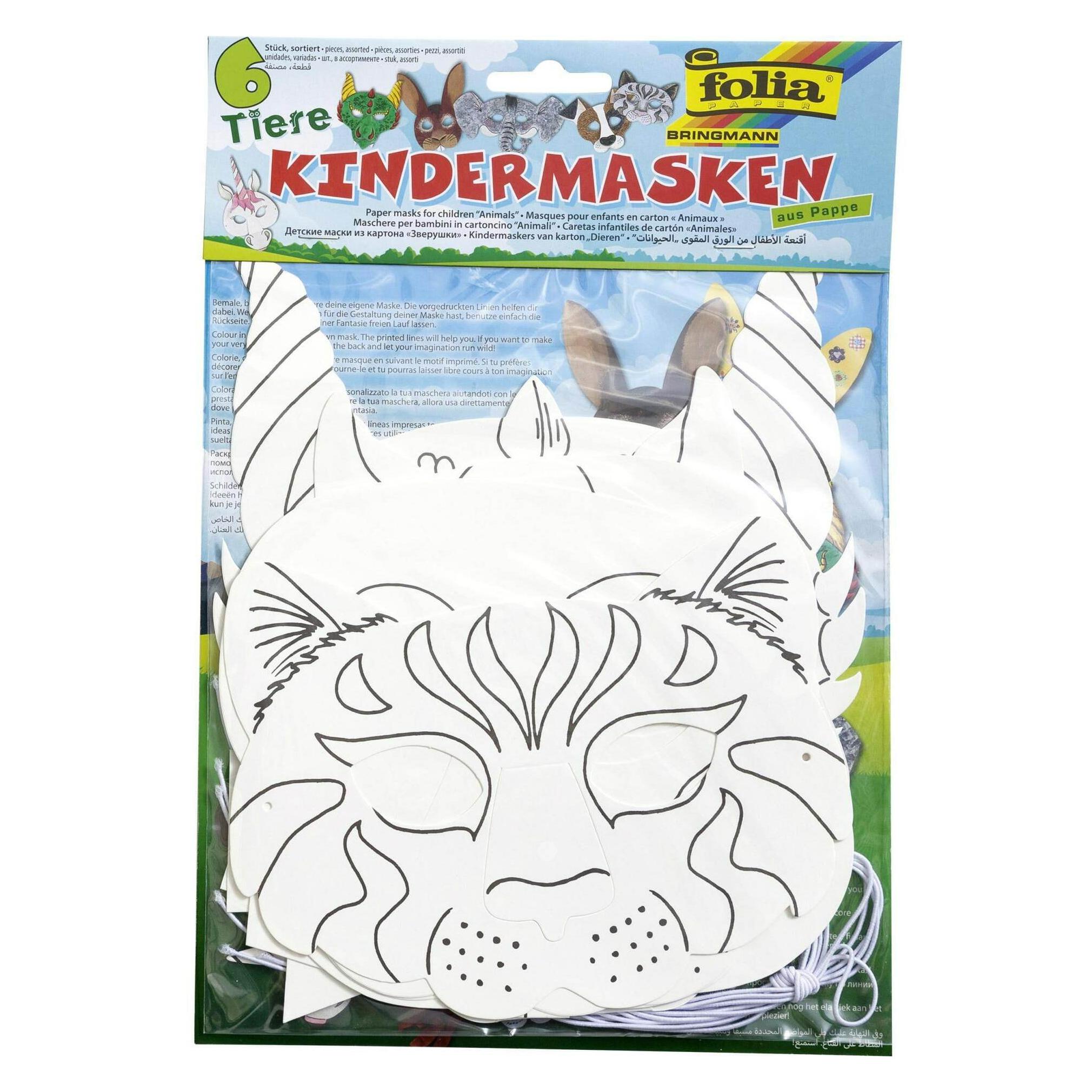 Folia Kindermasken Tiere (23209)