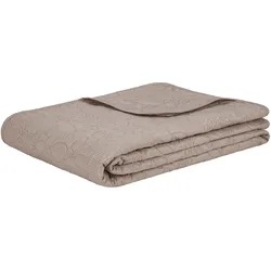 Tagesdecke Grace Taupe ca. 220x240cm