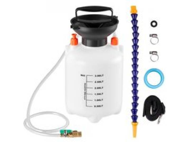 VEVOR Getriebeölpumpe, 3 L, Ölfüller, Manuelle Getriebeöl-Transferpumpe mit Schlauch & HDPE-Tank, Pumpenwerkzeug mit PTFE-Band, Kfz-Ölbefüllsystem, Schaltgetriebeflüssigkeitsfüllgerät