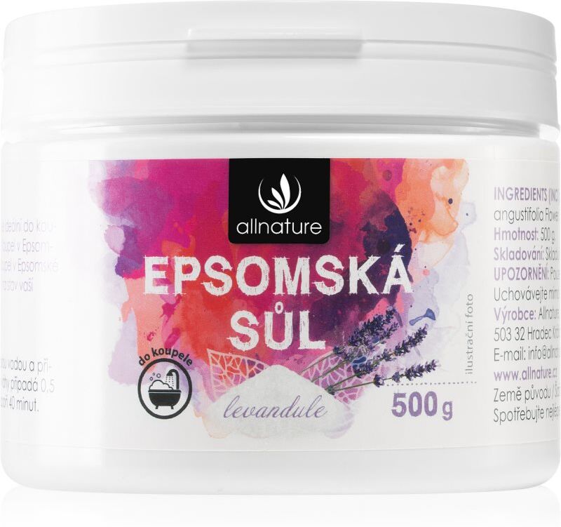 Allnature Epsom salt Lavender bath salts 500 g