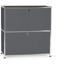 Tchibo - Sideboard Metall »Cn3« - 77x40x83cm - chrom -