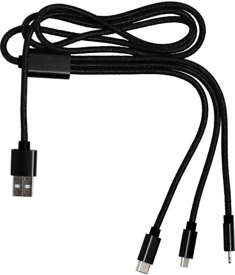 Câble de charge USB personnalisable Felix noir