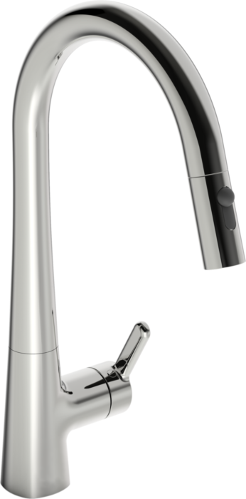 Hansadesigno Style Küchenarmatur 51362283 schwenkbar, Ausladung 200 mm, chrom