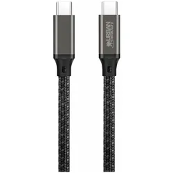 Urban Factory Cable De 2m USB-C Vers USB-C (2 m, USB 3.2 Gen 1, 240 W), USB Kabel