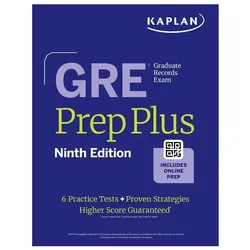 GRE Prep Plus 2025, Schulbücher von Kaplan Test Prep