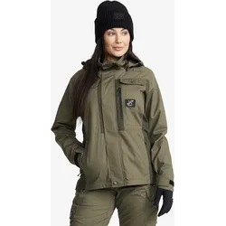 Field Pro Warm Outdoor Jacket Damen Grape Leaf/Forest Night, Größe:XL - Damen > Jacken > Outdoor- & Freizeitjacken - Grün