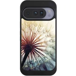 Nivocase Hülle für Google Pixel 10 Pro Handyhülle NIVOcore Case Schwarz Blumen Fotografie Pusteblume (Google Pixel 10 Pro), Smartphone Hülle, Schwarz